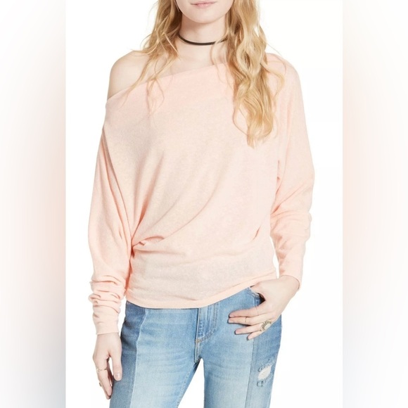 We The Free Slouchy Off The Shoulder Valencia Long Sleeve Top Size Medium - Picture 1 of 6